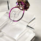 Purple rhinestone ring